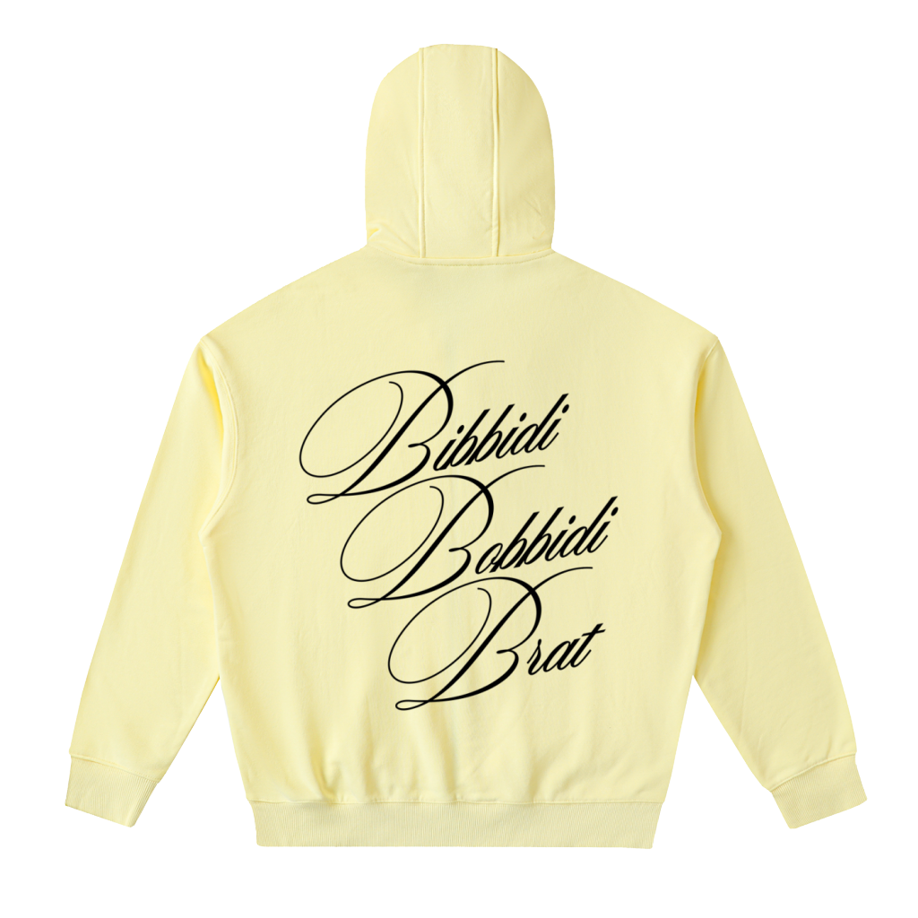 Bibbidi Bobbidi Brat Drop-Shoulder Zip Up Hoodie