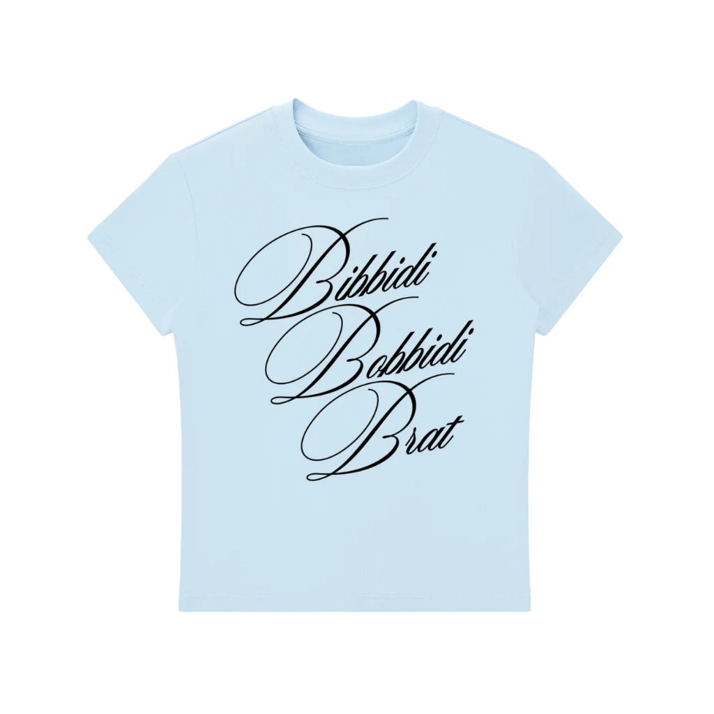 Blue Bibbidi Bobbidi Brat Baby Tee