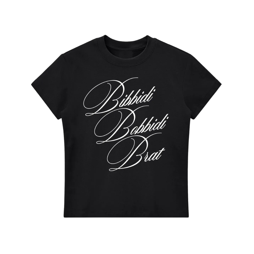 Black Bibbidi Bobbidi Brat Baby Tee