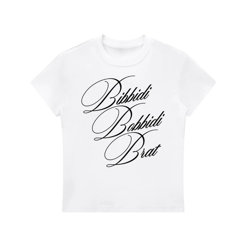 White Bibbidi Bobbidi Brat Baby Tee