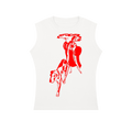 Cruella White and Red Tank
